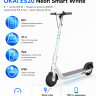 Електросамокат OKAI ES20 Neon Smart White 9″ мотор 300 Вт, пікова потужність 600 Вт, акумулятор 9.8 А·год, запас ходу до 40 км Електросамокат OKAI ES20 Neon Smart White 9″ мотор 300 Вт, пікова потужність 600 Вт, акумулятор 9.8 А·год, запас ходу до 40 км