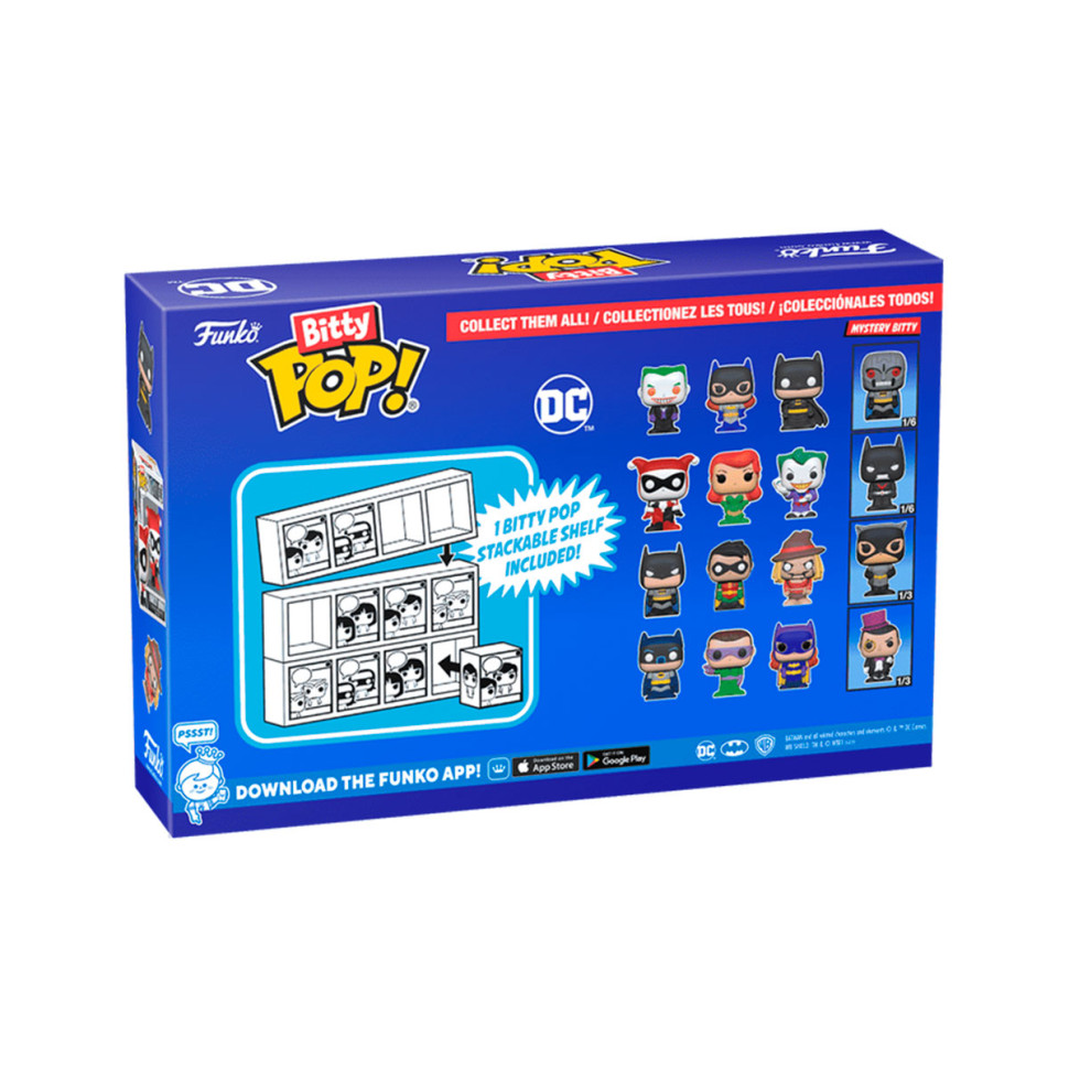 Набір ігрових фігурок Bitty Pop! серії DC (4 фігурки асорт.)