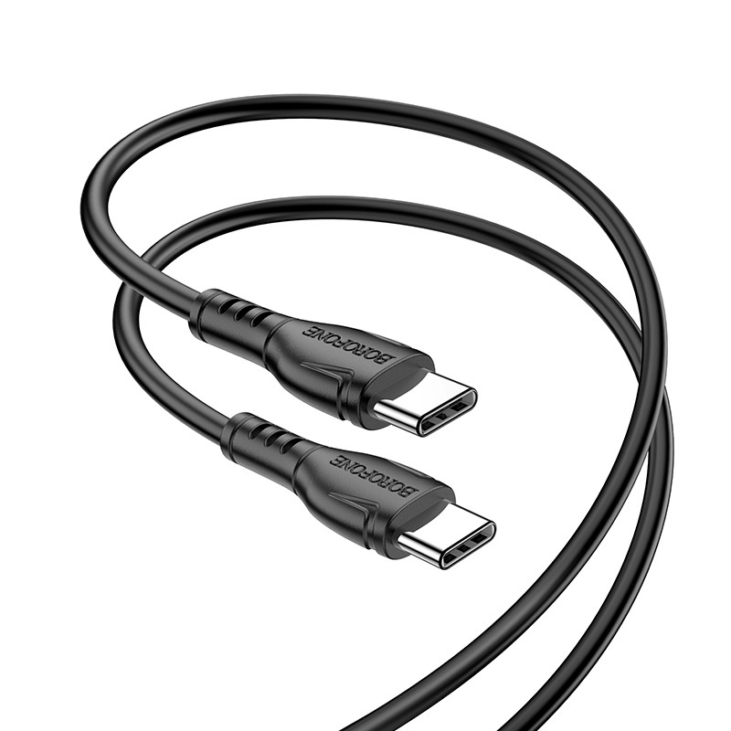 Кабель BOROFONE BX51 Triumph 60W charging data cable Type-C to Type-C Black (6931474751669) Кабель BOROFONE BX51 Triumph 60W charging data cable Type-C to Type-C Black (6931474751669)