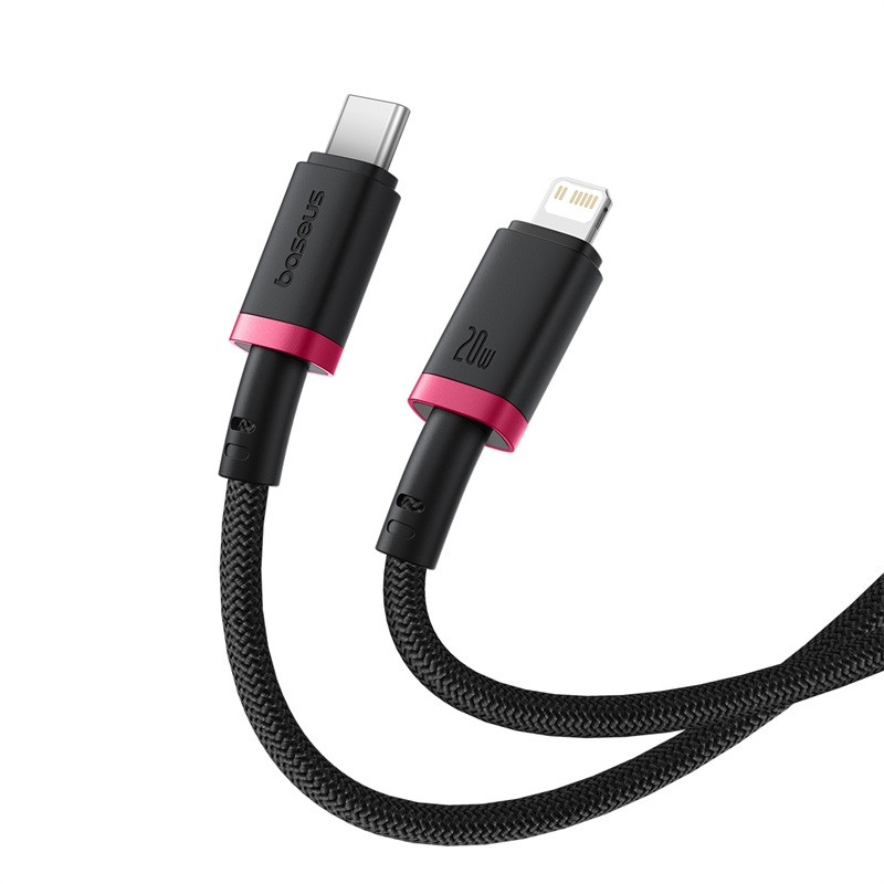 Кабель Baseus Dura Series Fast Charging Cable Type-C to iP 20W 1m Grey+Black (P10377800U01-01) Кабель Baseus Dura Series Fast Charging Cable Type-C to iP 20W 1m Grey+Black (P10377800U01-01)