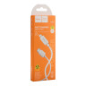 Кабель USB Hoco X107 Lightning 2.4A Бiлий