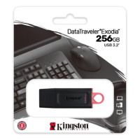 USB флеш-накопичувач 3.2 Kingston DT Exodia 256gb Чорний/рожевий