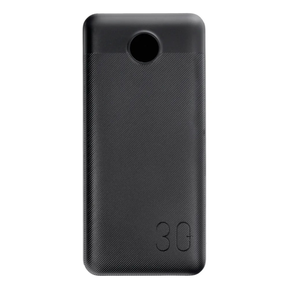 Зовнішній акумулятор VEGER 30000 mAh PD QC3.0 3A 20W L30 (W3008PD) black (VG-W3008PD)