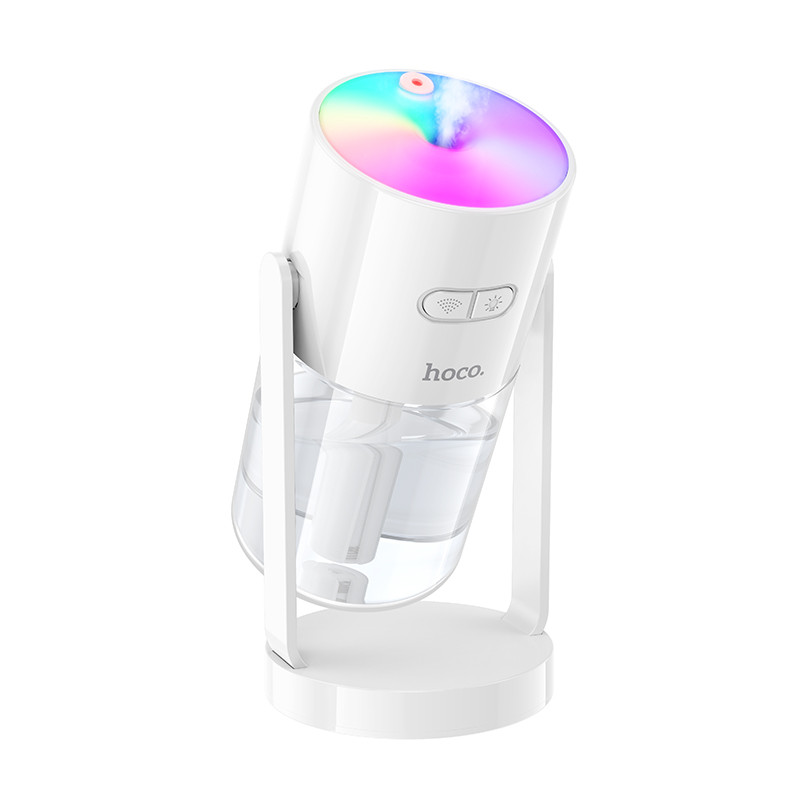 Зволожувач повітря з проекцією зоряного неба HOCO HX34 280ml Starry sky humidifier White (6942007674560)