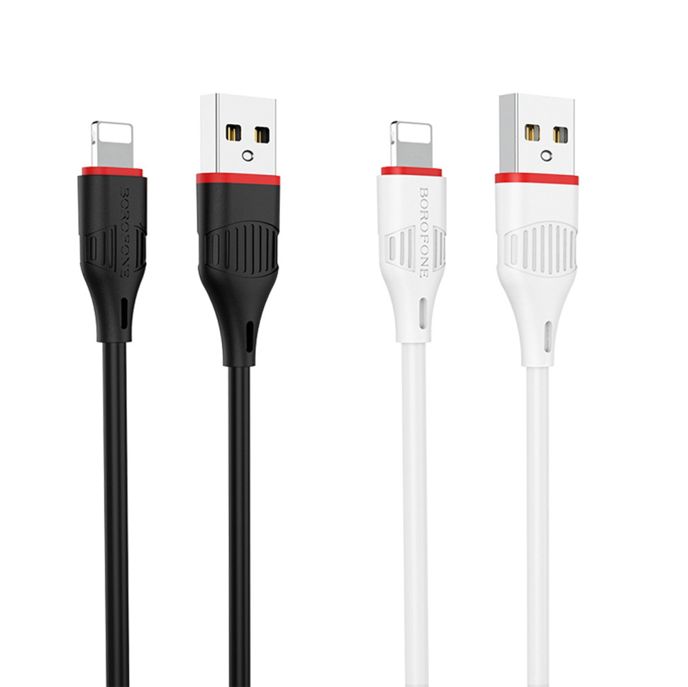 Кабель USB Borofone BX17 Lightning Колір Чорний