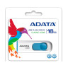 Флеш-накопичувач ADATA USB 2.0 C008 16Gb White/Blue (AC008-16G-RWE)