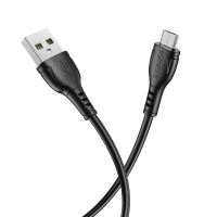 Кабель BOROFONE BX51 Triumph charging data cable for Micro（unpackaged） Black (6931474743916(unp))
