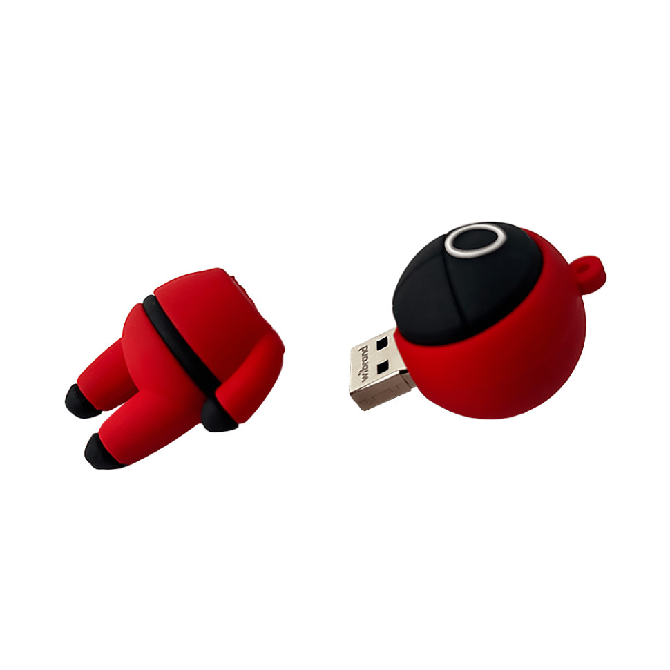 Флеш-накопичувач Wibrand USB 2.0 Squid Game 16Gb Red (WI2.0/SG16R)
