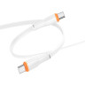 Кабель BOROFONE BX118 Esplendido 60W charging data cable C to C White (6941991120978) Кабель BOROFONE BX118 Esplendido 60W charging data cable C to C White (6941991120978)