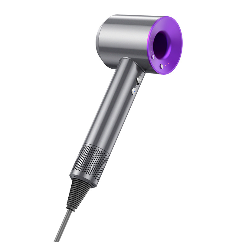 Фен HOCO HP11 Plus 1600W High-speed negative ion hair dryer(EU) Purple (6942007631570)