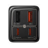 Мережевий зарядний пристрій Baseus GaN6 Pro Fast Charger 2C+2U 65W  EU Cluster Black((With:Mini White Cable Type-C to Type-C 100W(20V/5A) 1m Black） (P10162701113-00)