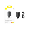 Мережевий зарядний пристрій Baseus GaN6 Pro Fast Charger 2C+2U 65W  EU Cluster Black((With:Mini White Cable Type-C to Type-C 100W(20V/5A) 1m Black） (P10162701113-00)