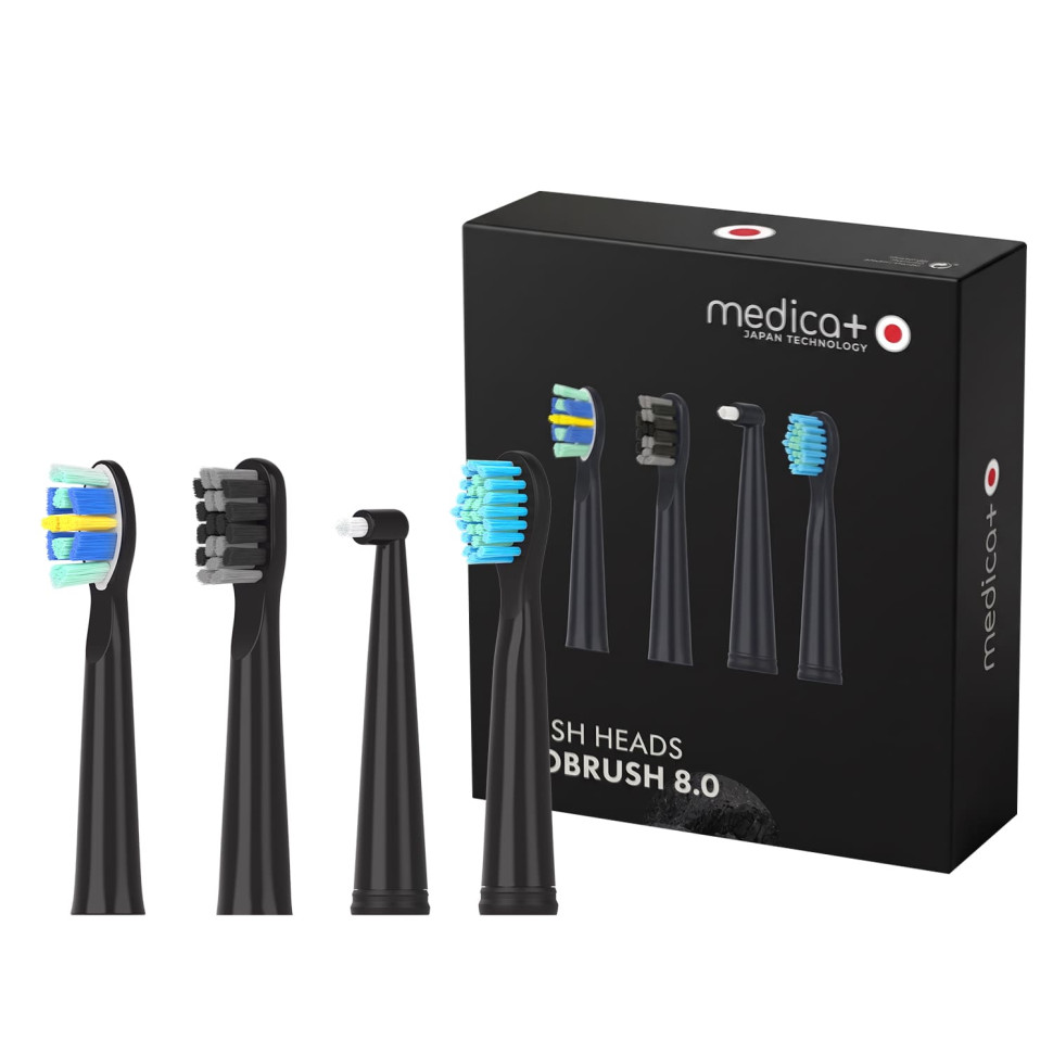 Насадки для ультразвукової зубної щітки Probrush 8.0 (Medica+ \ колыр чорний)