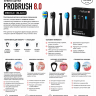Насадки для ультразвукової зубної щітки Probrush 8.0 (Medica+ \ колыр чорний)