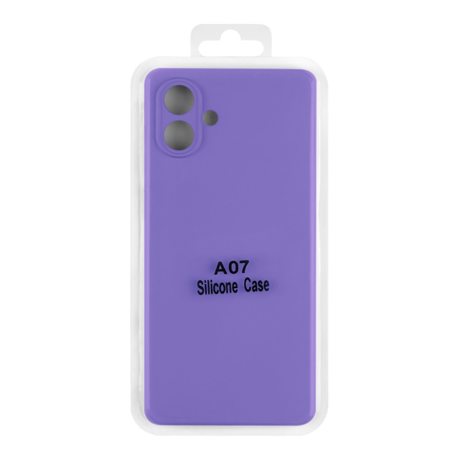 Чохол Silicone Cover Full Camera (A) для Samsung Galaxy A07 (A075) 34.Purple