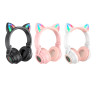 Бездротова  Стерео Гарнітура Borofone BO18 Cat Ear Чорний
