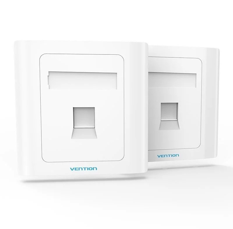 Мережева розетка Vention 1 Port keystone Jack Wall Plate White 86 Type (IFAW0) (IFAW0) Мережева розетка Vention 1 Port keystone Jack Wall Plate White 86 Type (IFAW0) (IFAW0)