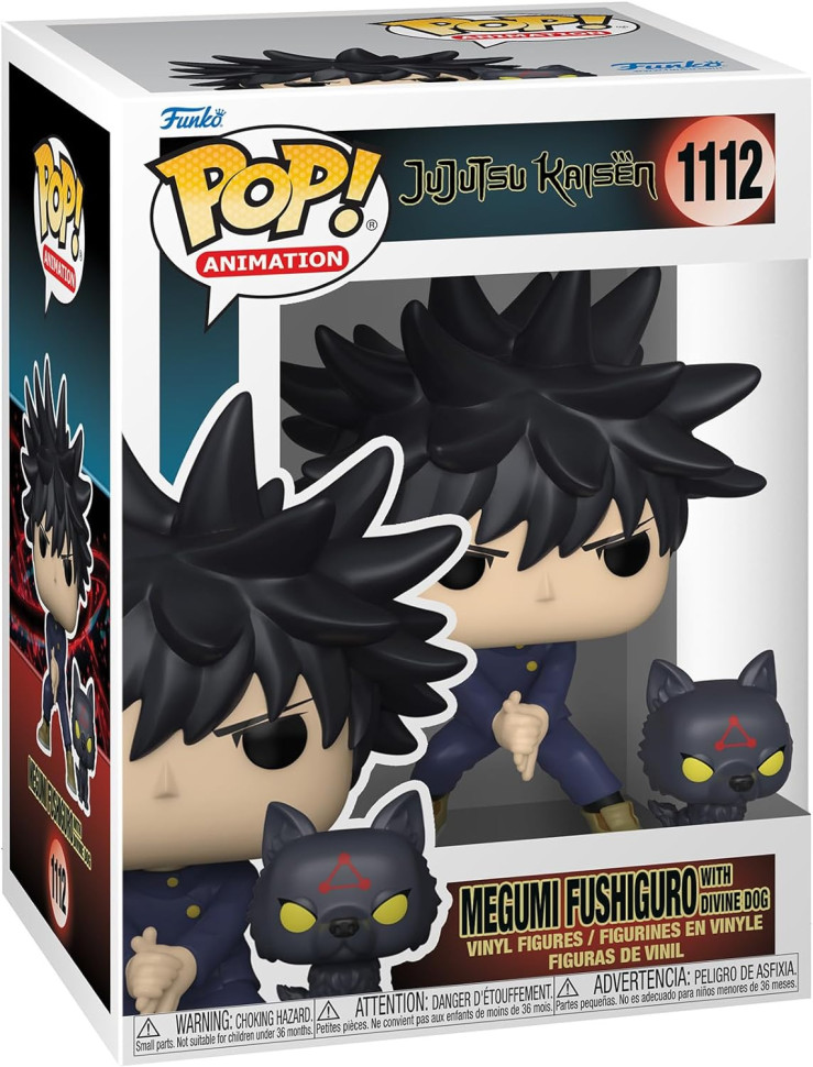 Меґумі Фушіґуро - Funko POP Animation Jujutsu Kaisen #1112: Megumi with Dog