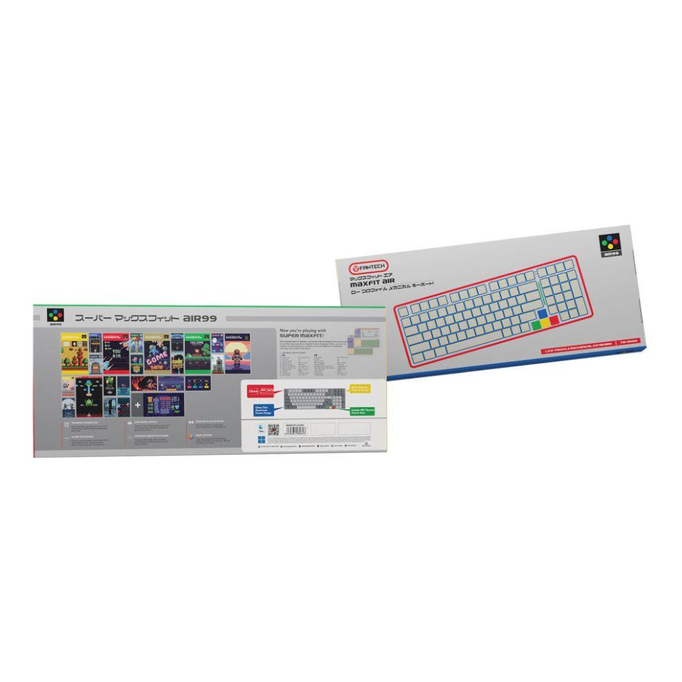 Клавиатура Игровая беспроводная Fantech MAXFIT AIR99 MK916 Red Switch Цвет Серый