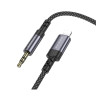 Аудіокабель BOROFONE BL24 Graceful digital audio conversion cable iP Metal Grey (6941991118975)
