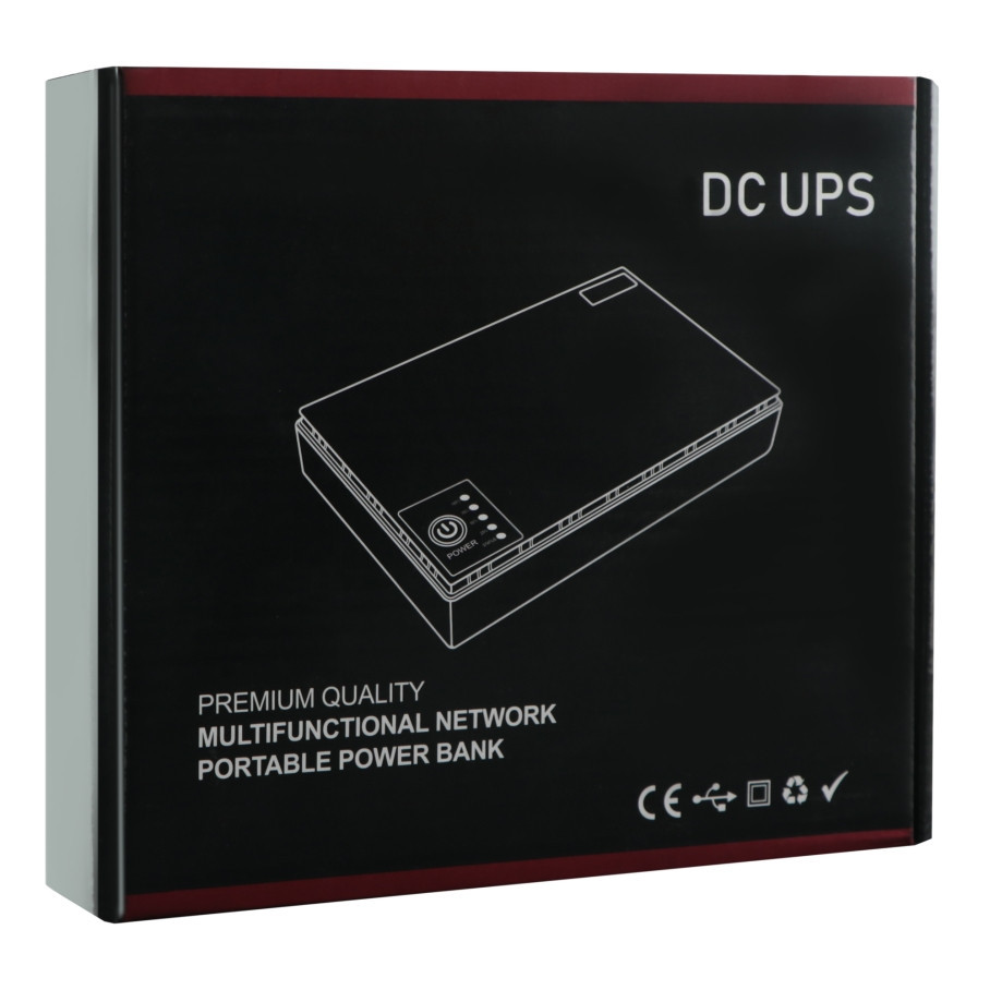 Джерело Бесперебійного Живлення UPS DC1018P USB, DC, 5V+9V+12V (10400mAh) Чорний