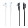 Кабель USB Remax RC-192i 20W 90° Type-C to Lightning Цвет Белый