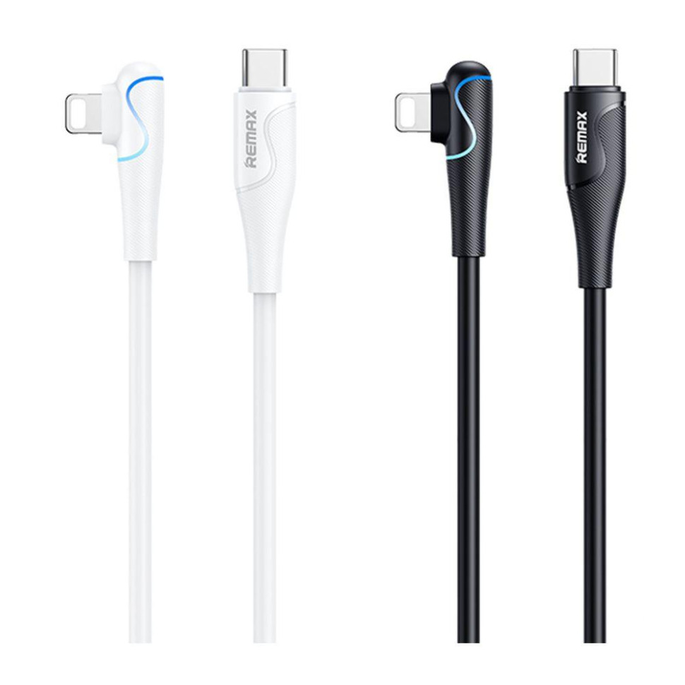 Кабель USB Remax RC-192i 20W 90° Type-C to Lightning Цвет Белый