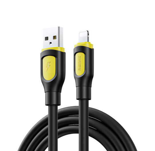 Кабель REMAX Ruinay Series 2.4A Fast Charging Data Cable 1M RC-C113 A-L-Black (6954851219552)