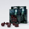 Набір кубиків Runic Black & Red Dice Set (7 шт кубиків) (Q-Workshop)