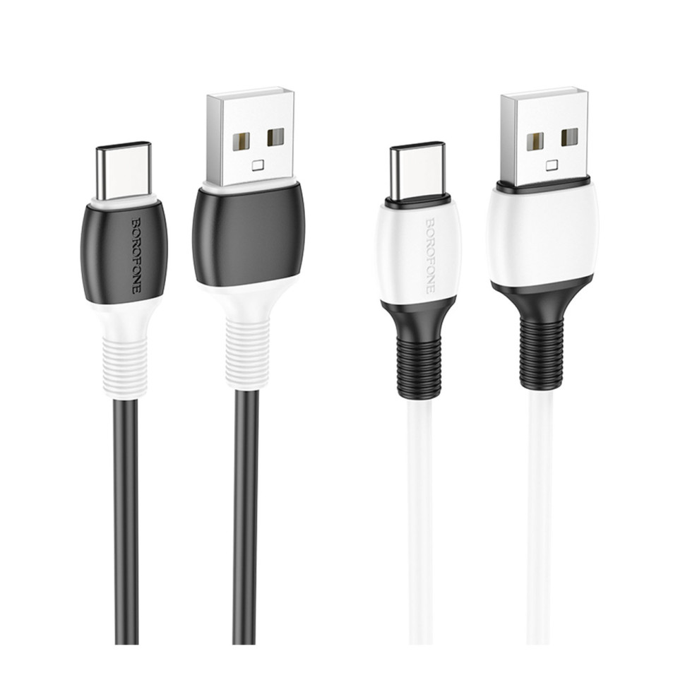 Кабель USB Borofone BX84 Type-C 3A Чорний