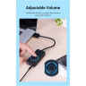Адаптер Vention USB 2.0 External Stereo Sound Adapter with Volume Control 0.15M Black ABS Type (CDRBB) (CDRBB)