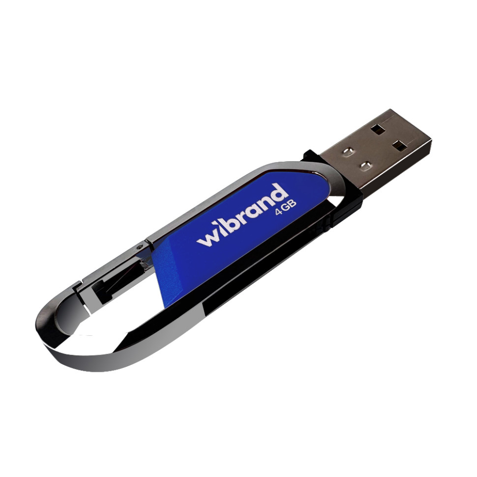 Флеш-накопичувач Wibrand USB 2.0 Aligator 4Gb Blue (WI2.0/AL4U7U) Флеш-накопичувач Wibrand USB 2.0 Aligator 4Gb Blue (WI2.0/AL4U7U)
