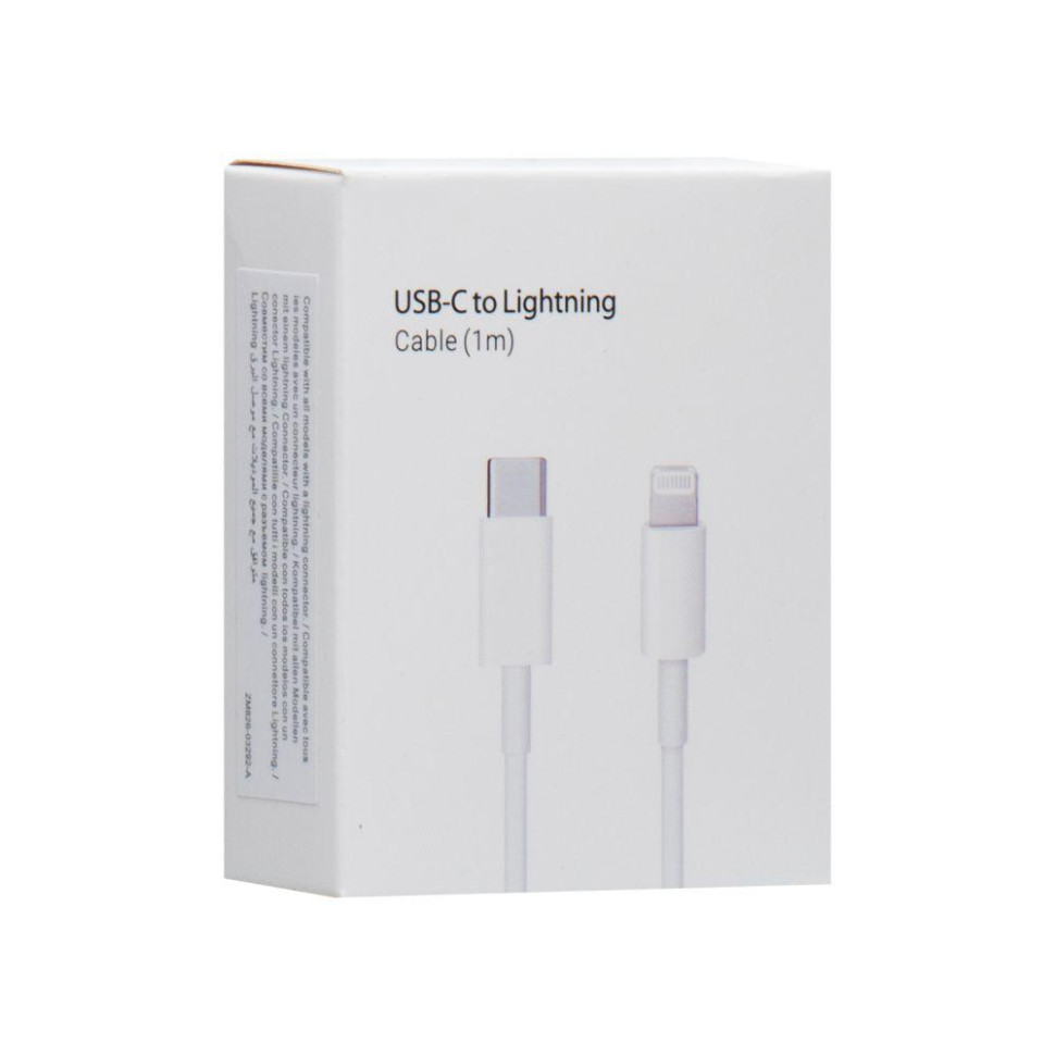 Кабель USB Cable Onyx USB-C to Lightning No Logo Білий Кабель USB Cable Onyx USB-C to Lightning No Logo Білий
