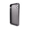 Чохол для смартфона AG Glass Matt Frame Color Logo for Apple iPhone 12 Titanium Grey (AGMattFrameiP12Grey)