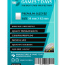 Протектори Games7Days (59 x 92 мм) Premium Euro Size (50 шт)