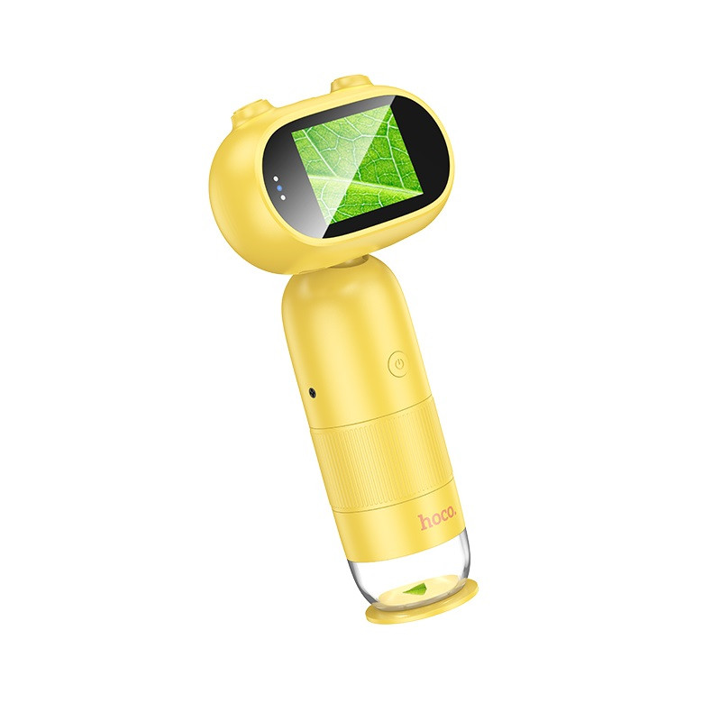 Дитячий мікроскоп HOCO DV206 Children microscope Yellow (6942007648141)
