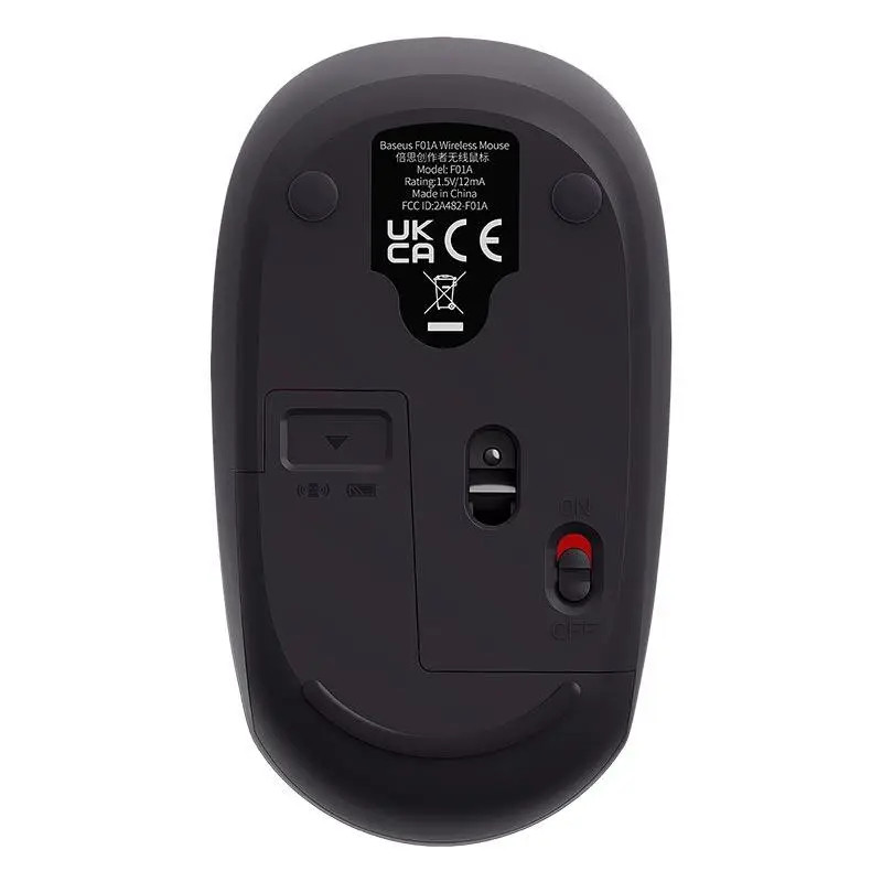 Маніпулятор миша бездротова Baseus F01A Wireless Mouse Frosted Gray (B01055502833-00) Маніпулятор миша бездротова Baseus F01A Wireless Mouse Frosted Gray (B01055502833-00)
