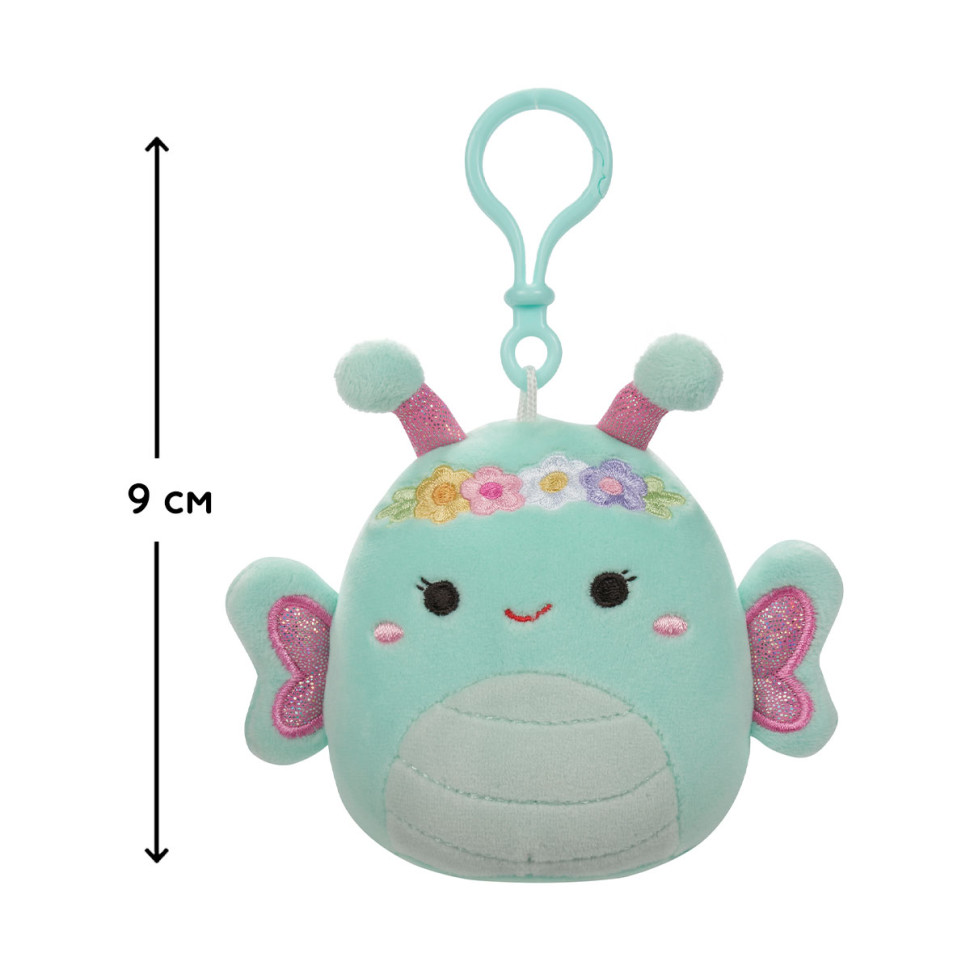 М'яка іграшка на кліпсі Squishmallows - Метелик Рейна (9 cm) М'яка іграшка на кліпсі Squishmallows - Метелик Рейна (9 cm)