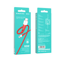 Кабель USB Borofone BX60 Superior 60W Type C to Type C Синiй