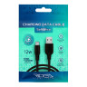 Кабель USB Ridea RC-M134 Soft Silico 12W Lightning Чорний