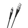 Кабель BOROFONE BX32 USB to Micro 2.4A, 1m, nylon, aluminum+TPE connectors, Black (6931474710437) Кабель BOROFONE BX32 USB to Micro 2.4A, 1m, nylon, aluminum+TPE connectors, Black (6931474710437)