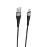 Кабель BOROFONE BX32 USB to Micro 2.4A, 1m, nylon, aluminum+TPE connectors, Black (6931474710437) Кабель BOROFONE BX32 USB to Micro 2.4A, 1m, nylon, aluminum+TPE connectors, Black (6931474710437)
