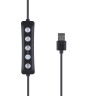Лампа RGB JM33-13 33cm (Heart Style) з трьома тримачами Чорний