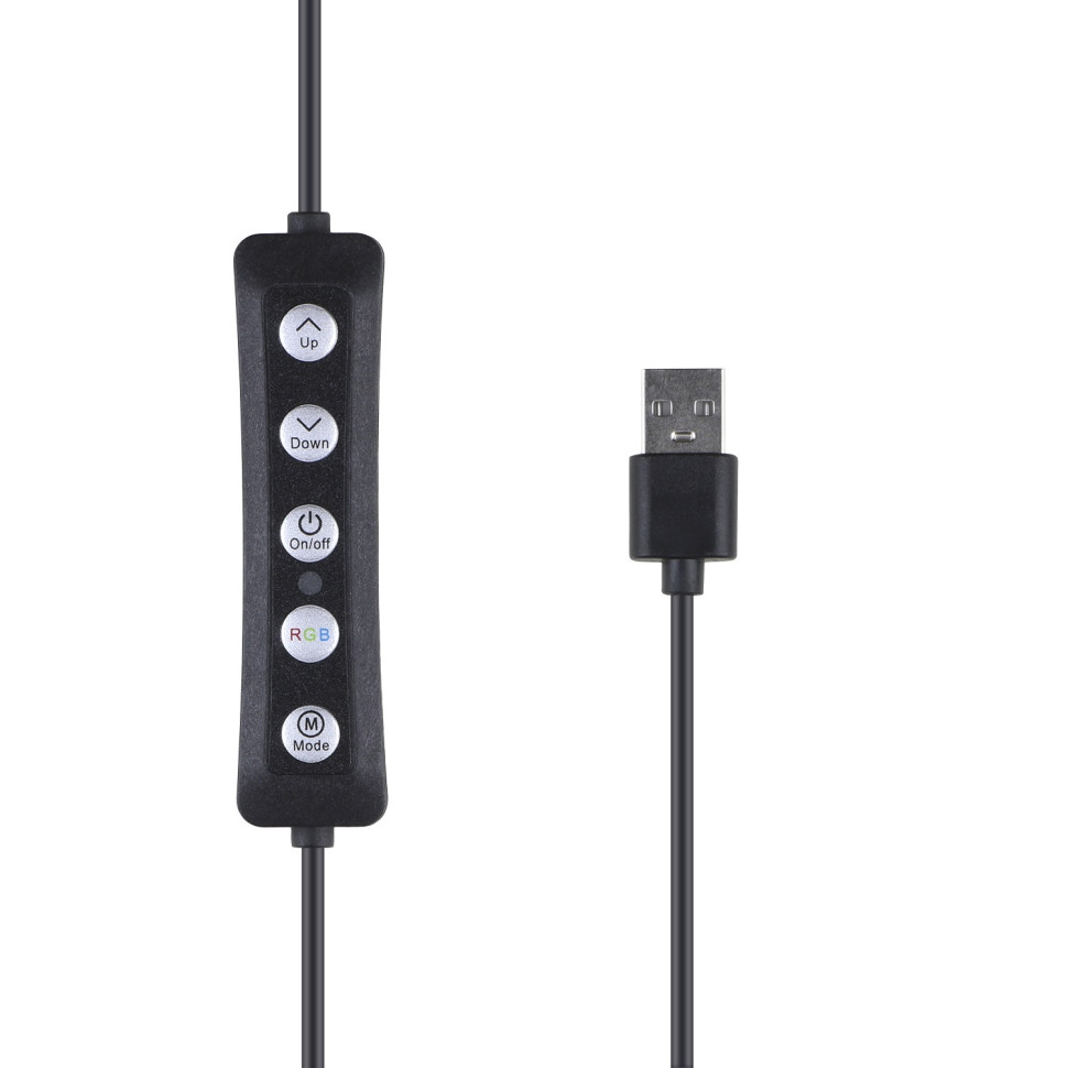 Лампа RGB JM33-13 33cm (Heart Style) з трьома тримачами Чорний