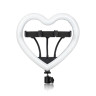 Лампа RGB JM33-13 33cm (Heart Style) з трьома тримачами Чорний