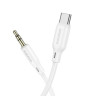 Аудіокабель BOROFONE BL18 Type-C silicone digital audio conversion cable White (6941991101076)