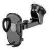 Автотримач для телефона HOCO H9 General car holder(center console) Black (6931474791573) Автотримач для телефона HOCO H9 General car holder(center console) Black (6931474791573)