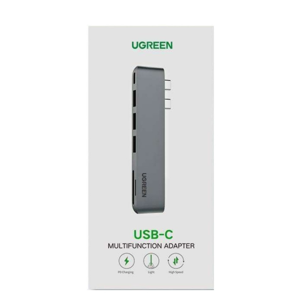 USB-Хаб UGREEN CM251 Dual USB-C To HDMI+3*USB 3.0 A+Type C Female Converter (UGR-60559) USB-Хаб UGREEN CM251 Dual USB-C To HDMI+3*USB 3.0 A+Type C Female Converter (UGR-60559)