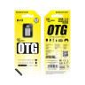 Адаптер BOROFONE BV3 adapter USB-A to USB-C aka Type-C converter, OTG support, USB 3.0 (6957531090328)
