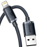 Кабель Baseus Crystal Shine Series Fast Charging Data Cable USB to iP 2.4A 1.2m Black (CAJY000001) Кабель Baseus Crystal Shine Series Fast Charging Data Cable USB to iP 2.4A 1.2m Black (CAJY000001)